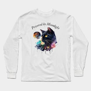 Witch's Black Cat Long Sleeve T-Shirt